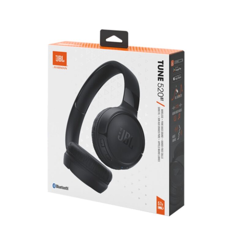 Diadema inalambrica JBL Tune 520BT - Negro