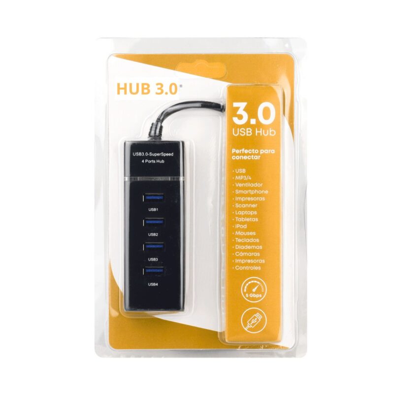 HUB USB 4 puertos 3.0 - Basik Tech