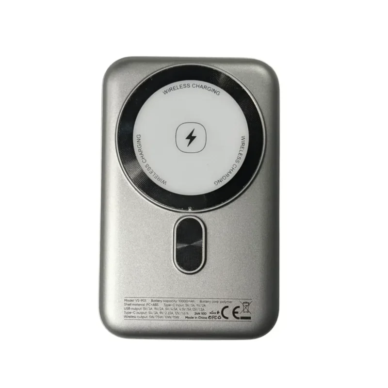Power Bank Carga Inalambrica 10000 mAh 22.5W VIDVIE - VS-P01
