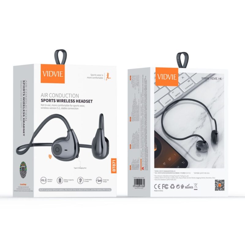 Audifonos de conduccion osea VIDVIE BT871