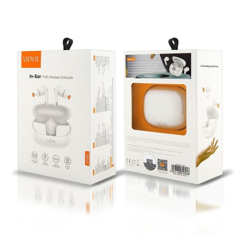 Audifonos Inalambricos VIDVIE BT880 - Blanco