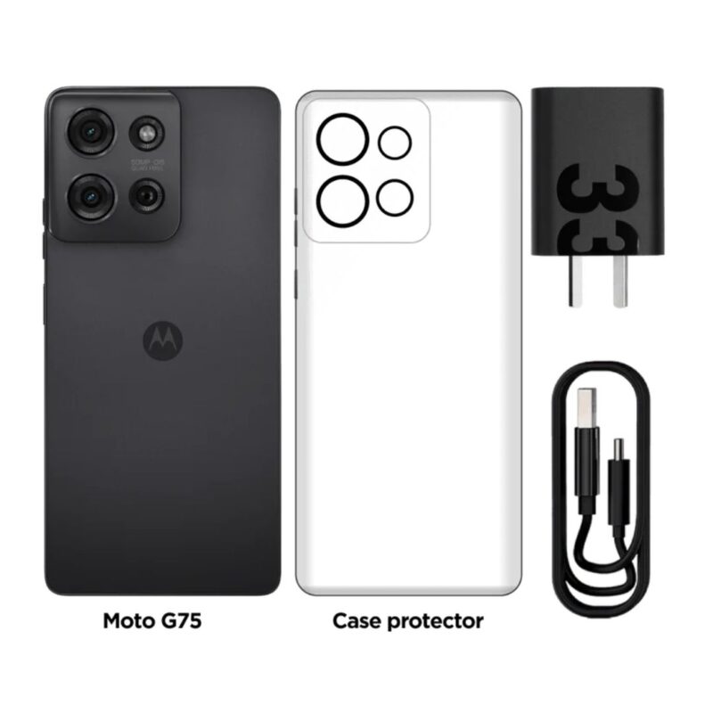 Celular Motorola G75 5G - 8GB RAM 256GB - Gris