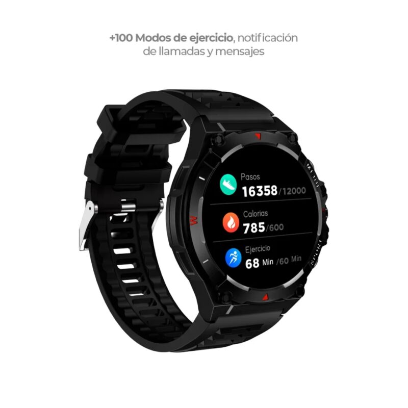 Smartwatch JYRSW3 con 3 manillas intercambiables - Grafito