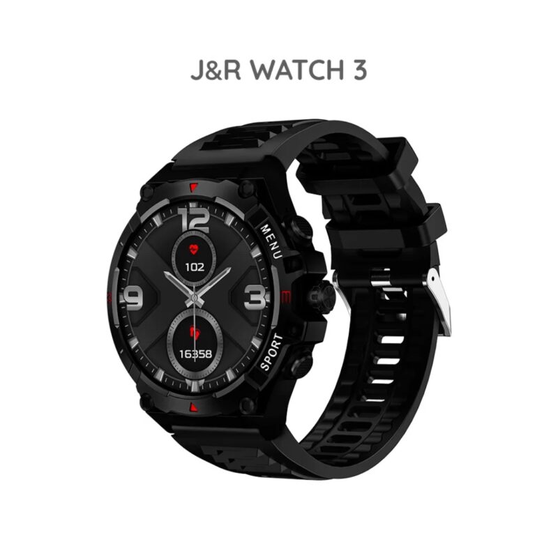 Smartwatch JYRSW3 con 3 manillas intercambiables - Grafito