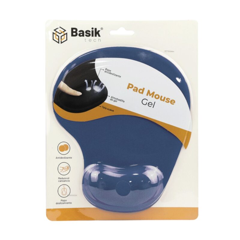 PAD MOUSE Gel Basik Tech BSK-304 - Azul